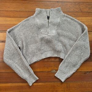 SHEIN knit cropped sweater